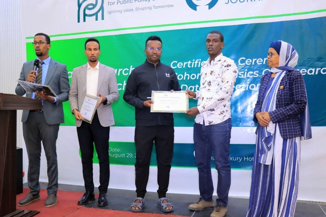 Hiraad Research Journal Launch and Cohort Two Certification Ceremony, photograph 11