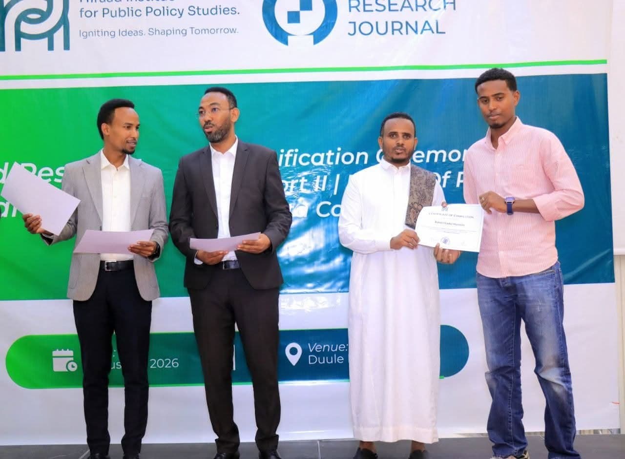 Hiraad Research Journal Launch and Cohort Two Certification Ceremony, photograph 12